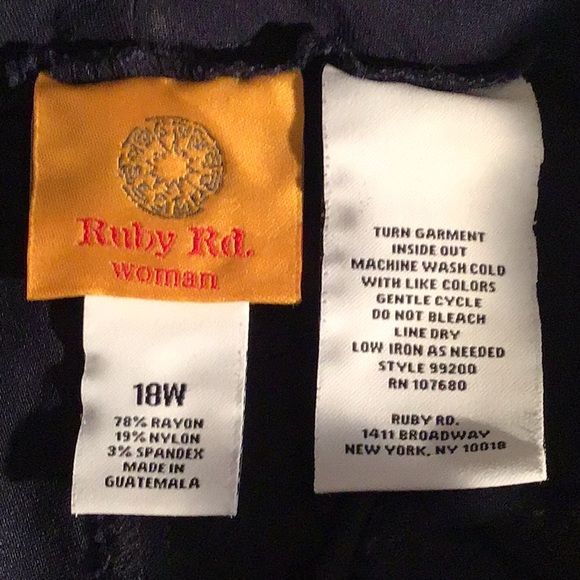 RUBY RD plus size capris - Picture 7 of 7